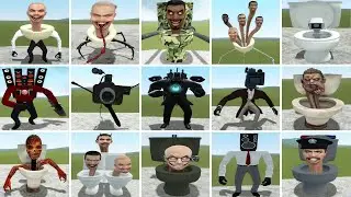 NEW CAMERA MAN TANK VS SUPER ROCKET SKIBIDI TOILET VS ALL SKIBIDI TOILET BOSSES In Garry's Mod!