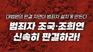[실시간] 조희대 대법원장은 범죄자 조국·조희연 신속히 판결하라_20240613_자유대한호국단