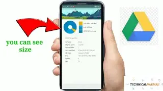 Google drive folder size know android || Best way ||  2020