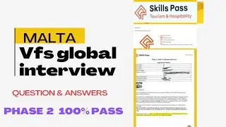 90% Fail Without This! Malta VFS Phase 2 Interview Guide| questions & Answers You MUST Know!