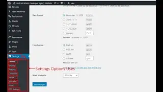 Class-03 WordPress Dashboard Menu Settings Options Uses.