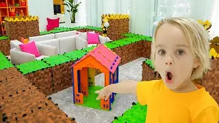 Thử thách mê cung khổng lồ Vlad và Niki dành cho trẻ em