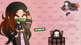 ✨Nezuko tries on Hashira hair colour & outfit💖[]KNY/DD[]🌚no ship❌[]