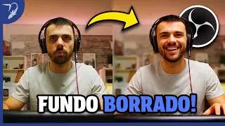 Como deixar o fundo *desfocado* no OBS Studio (Método atualizado 2026)