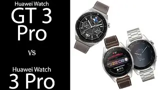 Huawei Watch GT 3 Pro vs  Watch 3 Pro comparison