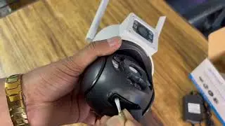 How to setup double lens outdoor ptz wifi camera with ICsee app by bluetooth (Sintech C40 pro)