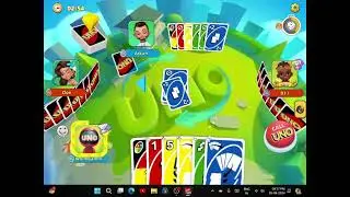 PLAYING UNO ON YOUTUBE