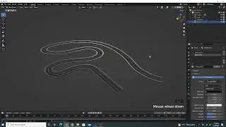 Creating a road map in blender. Easy blender tricks