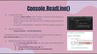 C# - Console.ReadLine()