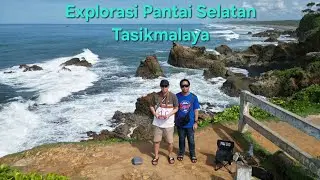 Ekslorasi Pantai Selatan Tasikmalaya, Solo Road Trip | Drone View