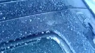 VW Vento - opening the door at -18C