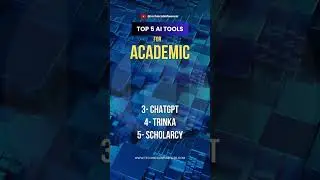 Top 5 AI Tools for Academic #ai #academic #technicalinfluencer #ti #aitools