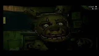 я должен был пройти fnaf 3 на плохую, но у меня не вышло.