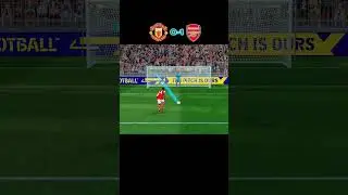 Manchester United Vs Arsenal • penalty challenge • efootball mobile • Pes mobile #shorts #efootball