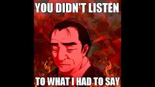 This is why you do Yoshida's confidant.