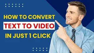 How to Convert Text to Video in Just 1 Click – The Secret to Making Money with AI is Here!