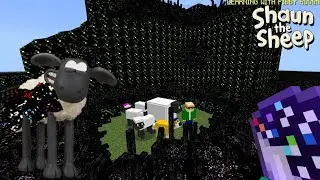 Pibby Glitch the attack of Apocalypse in Shaun The Sheep || Minecraft PE