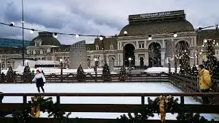 New Year's Moscow 2022. Paveletskaya Square. How Moscow was decorated for the New Year. What to v...