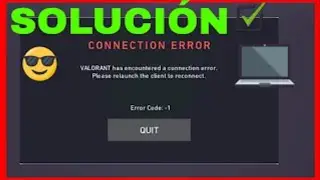 error code van 1 valorant Solución has encountered a connection error Tutorial en Español 2022
