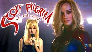 Captain Marvel - Fight Scene with Black Sheep | Scott Pilgrim Style (Fan Edit)