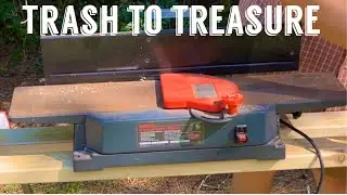 Rescuing a $25 tool from the junkyard. Plus chicken update. Craftsman jointer planer