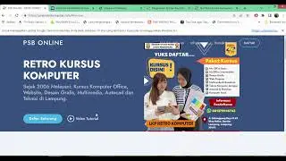 Tutorial Praktis PMB/PSB Pendaftaran Online