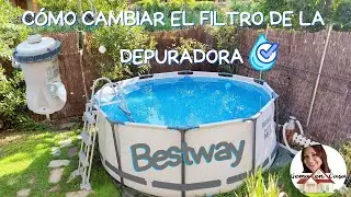 ABOVE GROUND POOL II HOW TO CHANGE THE FILTER OF THE FILTER SYSTEM AND KEEP IT CLEAN