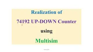 Multisim_74192 Up_Down counter