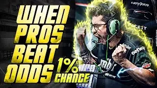 WHEN CS:GO PROS BEAT IMPOSSIBLE ODDS! (NEVER TELL ME THE ODDS COMPILATION )