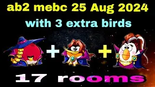 Angry birds 2 mighty eagle bootcamp Mebc 25 Aug 2024 with 3 extra birds Terence+bubbles+Matilda 