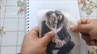 Como copiar las imagenes de un periodico con cera de una vela