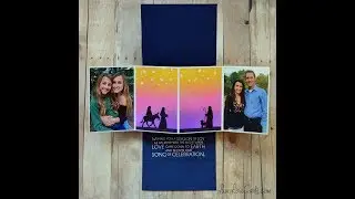 Twisted Popup Holiday Photo Card