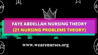 ABDELLAH NURSING THEORY// 21 NURSING PROBLEMS THEORY//NURSING THEORY