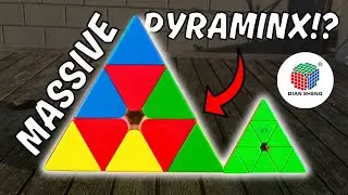 THE MEGA PYRAMINX! // Diansheng Hulk Pyraminx Review