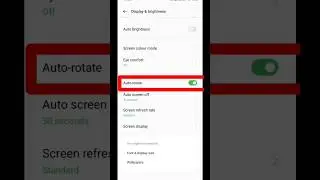 How to enable Auto Rotate Screen In Oppo// Auto Rotate Screen setings// 