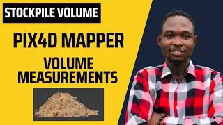 PIX4D Mapper | volume measurement, stockpile volume measurement |