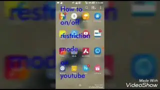 How to on/off restriction mode on youtube | youtube से रिस्ट्रिक्शन मोड किए हटाया जाए या लगाया जाए ।