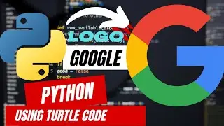Google Logo Using Python Turtle Code | Python Programming Hub