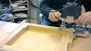 Fräsning för borttagning av liten mellanvägg med handöverfräs.mp4