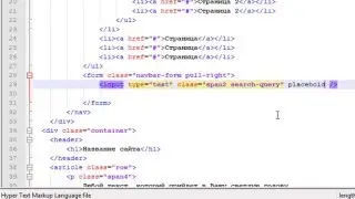 HTML-верстка на Bootstrap | #4 Трехуровневое меню, форма и иконки