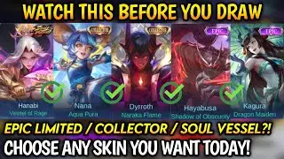 CLAIM TODAY! GET YOUR EPIC LIMITED, COLLECTOR/SOUL VESSEL FROM PHASE 1 (TRICK DRAW) - MLBB