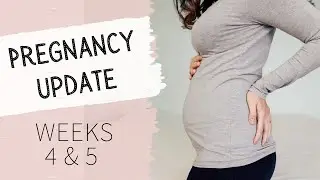 4 - 5 WEEK PREGNANCY UPDATE | Symptoms | Third pregnancy