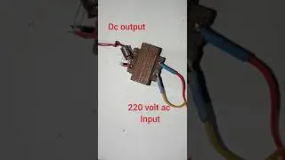 how to make a dc power supply | transformer supply| battery charger