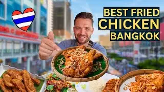 5 reasons why THAI FRIED CHICKEN is the BEST IN THE WORLD! 🇹🇭 Must Try Street Food in Bangkok
