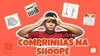 COMPRINHAS NA SHOPEE | Ring light, bota etc.