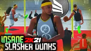 Insane Slasher Build! Park Dunk Animations At 2K Beach! We're Going Crazy! NBA 2K21 Gameplay
