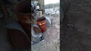 собираем металл на мусорке #металлолом