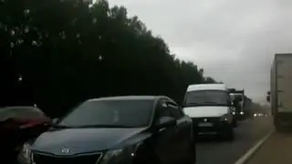 Крупная авария на трассе М7 Нижний Новгород-Москва