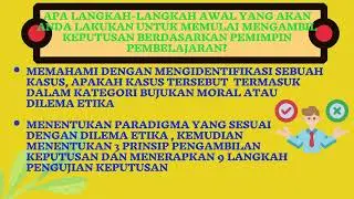 3.1.a.7. Demontrasi Kontekstual -Pengambilan Keputusan sebagai pemimpin pembelajaran