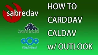 Does Outlook support CardDAV/CalDAV sync add-in client software? (for NEXTCLOUD/SYNOLOGY server)